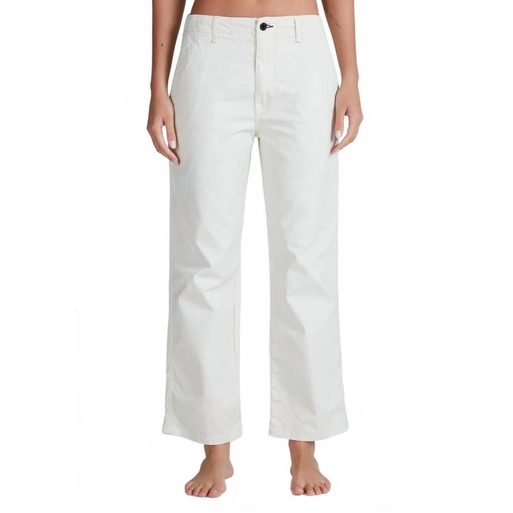 NEW ASKK NY women's tomboy pant in ivory